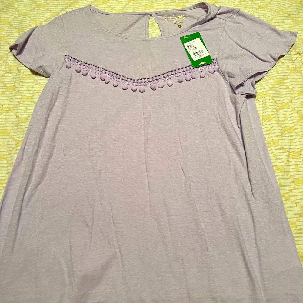 NWT Lilly Pulitzer - Light lilac verbena top.